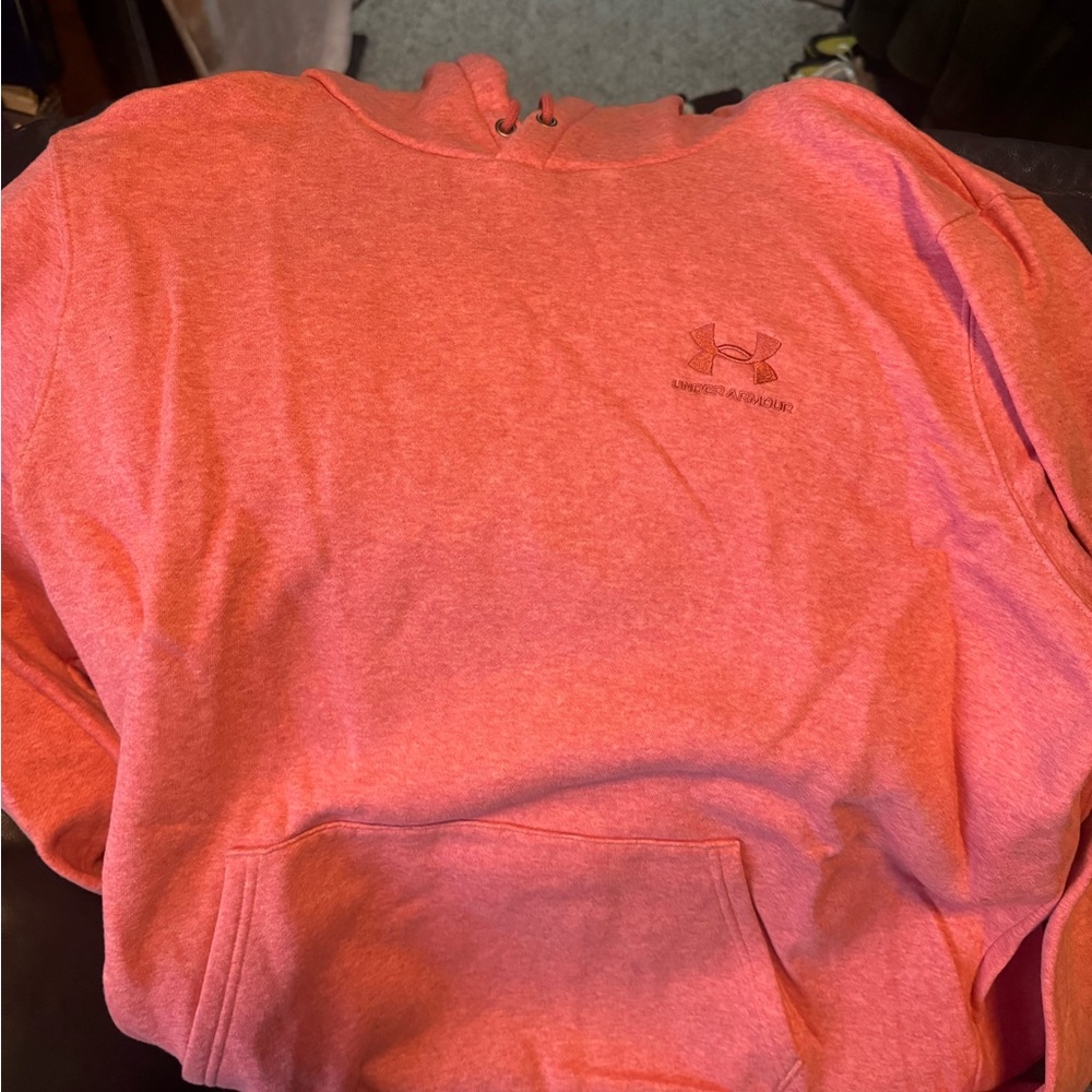 Under Armour Pink Sweatshirt Relaxed Fit Crew Neck